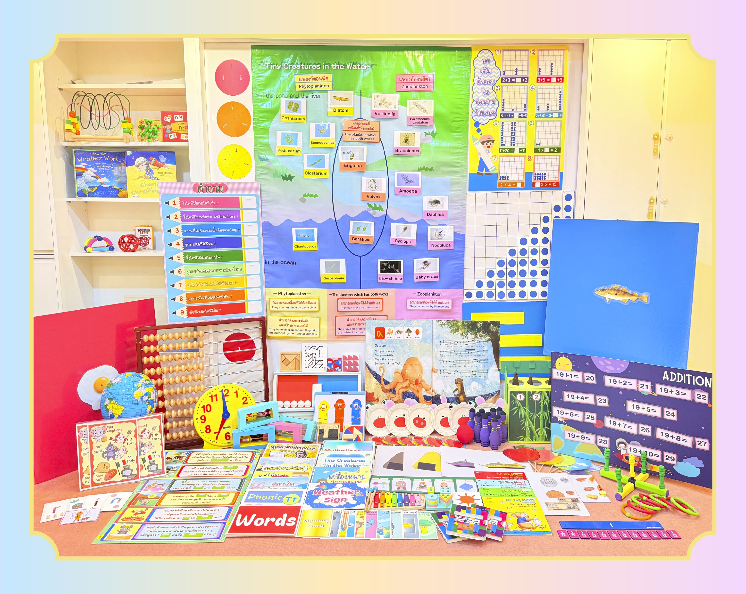 อุปกรณ์สื่อการสอนที่ Heguru